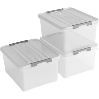 Curver Practical+ boîte de rangement 3x35l bleu sarcelle