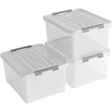 Curver Practical+ boîte de rangement 3x35l bleu sarcelle