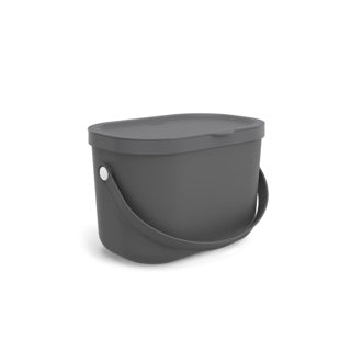 Rotho albula poubelle bio 3,2l anthracite
