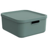 Rotho boîte de rangement décoration albula light 20 l vert gui