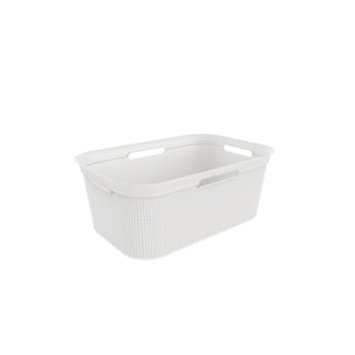 Rotho panier à linge flexible brisen 41 l blanc