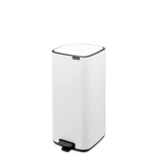Poubelle à pédale Brabantia bo - 30 litres - blanc