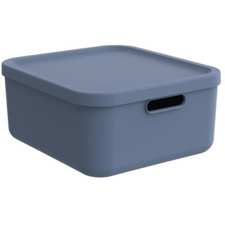 Boîte de rangement décorative albula light 20 l bleu horizon