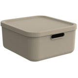 Rotho albula boîte de rangement décoration 20l cappuccino