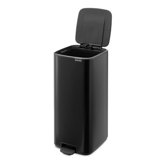 Poubelle à pédale Brabantia bo - 30 litres - noir mat