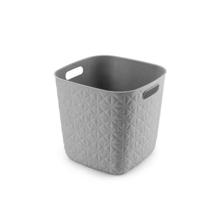 Curver softex panier de rangement cube 15l taupe