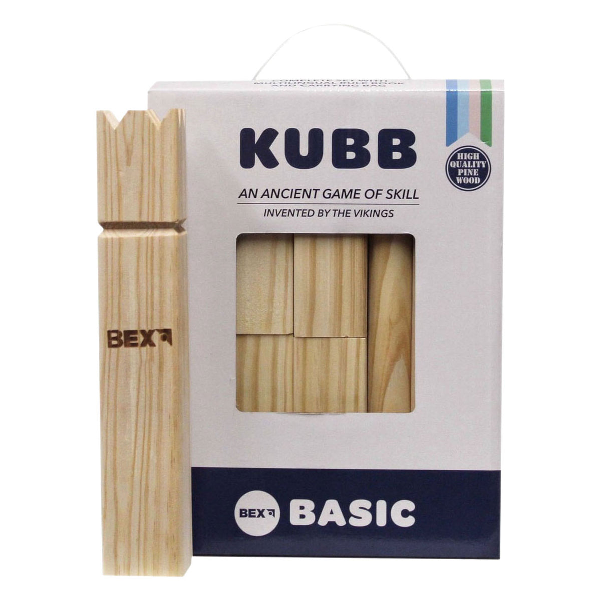 Bex côté extérieur en bois kubb basic