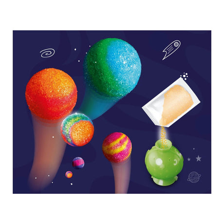 Planètes rebondissantes Cosmos - kit d'expérimentation - fabriquez vos propres balles rebondissantes en forme de planète - créez Mars, Jupiter, Vénus et Saturne - jouets vocaux - à partir de 8 ans