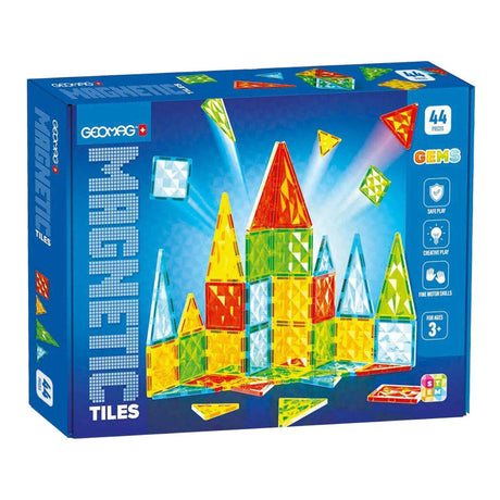 Ensemble de pierres précieuses de carreaux magnétiques Geomag - 44 pcs.