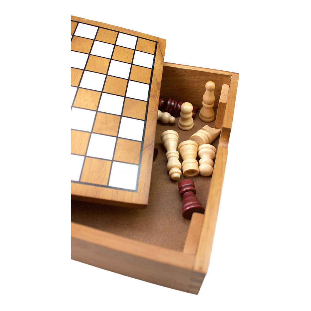 Échecs tactiques - jeu de société - jeux classiques - jeu d'échecs en bois - 32 pièces - à partir de 7 ans