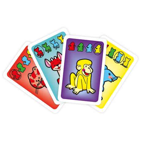 Quatuor Tactic pour tout-petits – jeu de cartes – jeu pour enfants – à partir de 3 ans – 2-4 joueurs