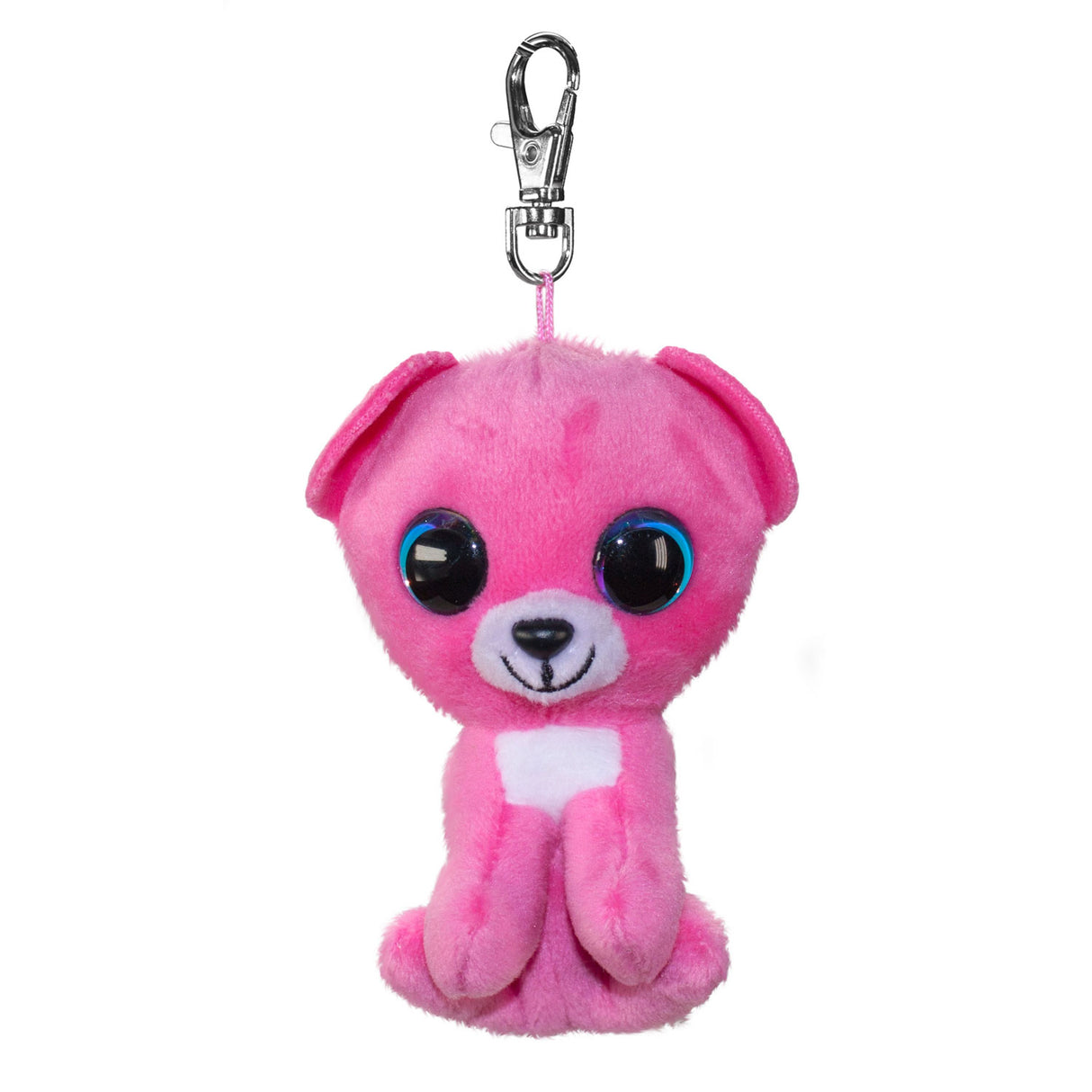 Porte-clés Lumo étoiles - ours framboise