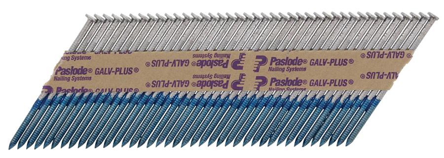 Clou à bande Paslode 2,8x63 anneau galv + tête D (6000 pcs)