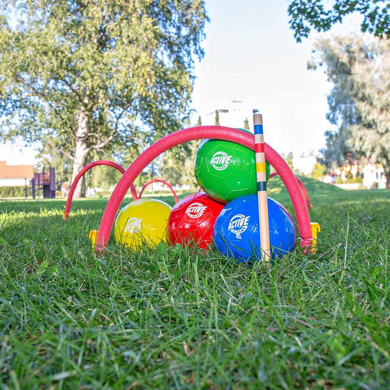 Jeu de croquet de football tactique