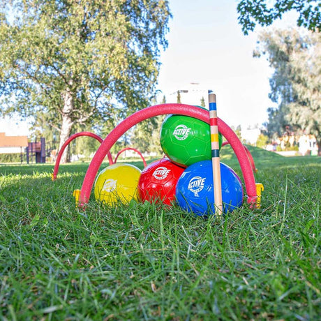 Jeu de croquet de football tactique