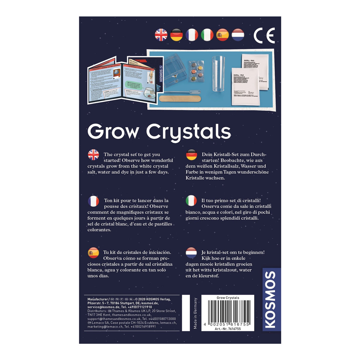 Cosmos Cultivez vos propres cristaux