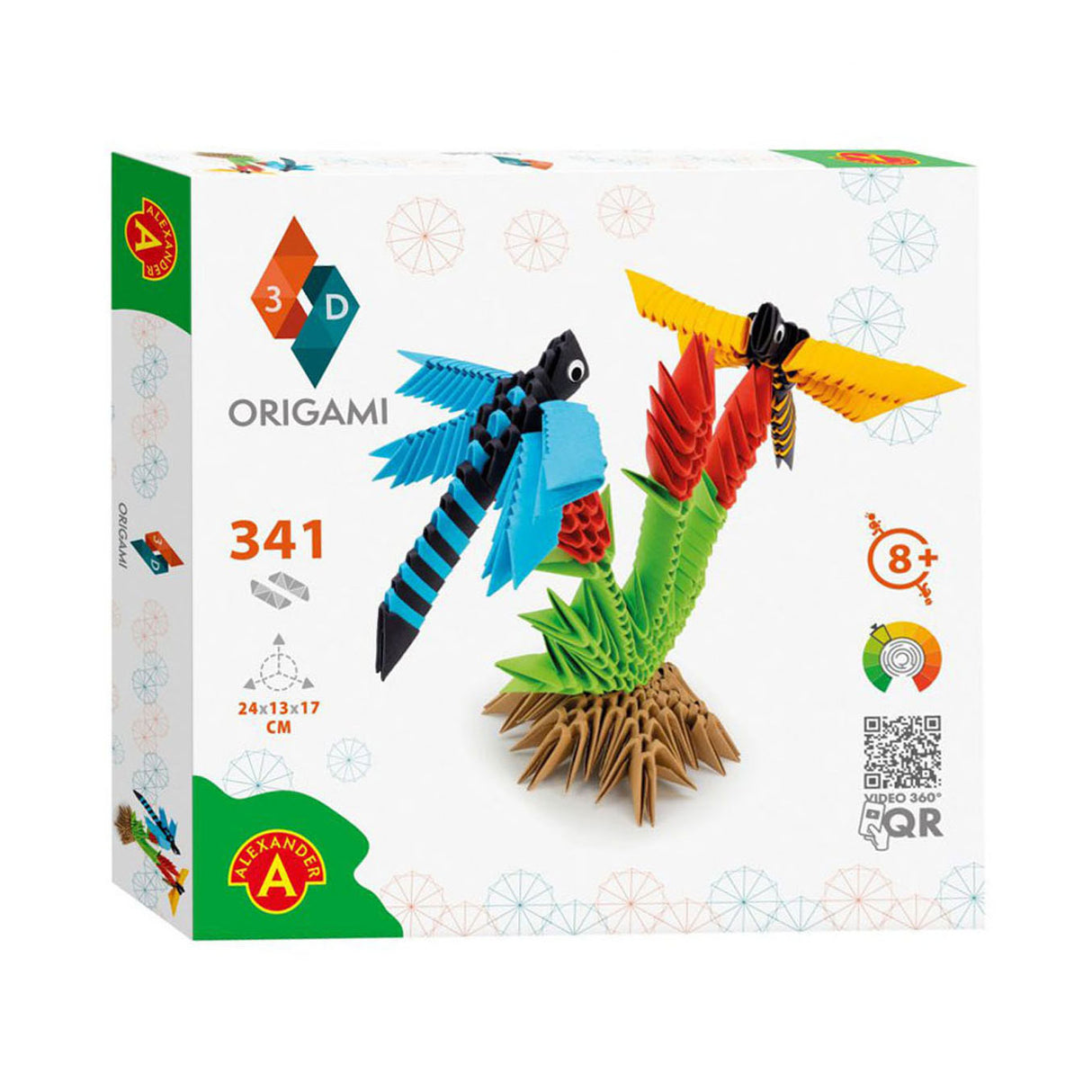 Selecta Origami 3D Dragonflies, 341dlg.