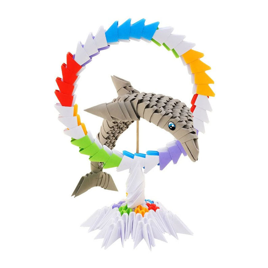 Alexander jouets origami 3d - dauphin, 343 pcs.