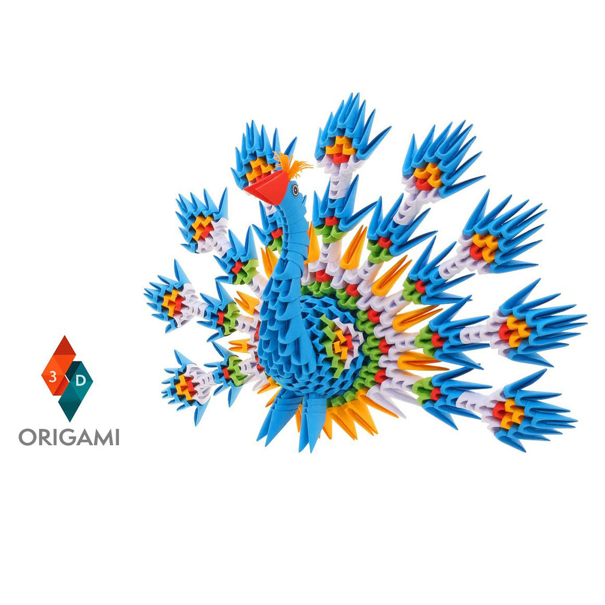 Alexander jouets origami 3d - paon, 549pcs.