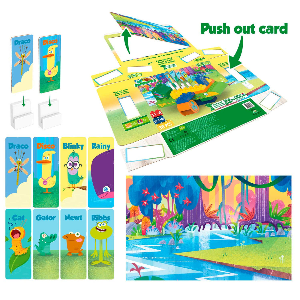 Marécages Biobuddi - avion marécageux - 38 pcs.