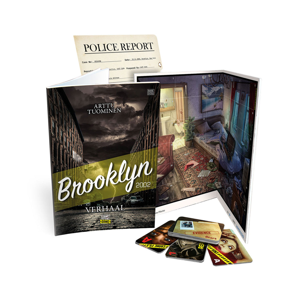 Scena del crimine tattico Brooklyn NL Bord Game