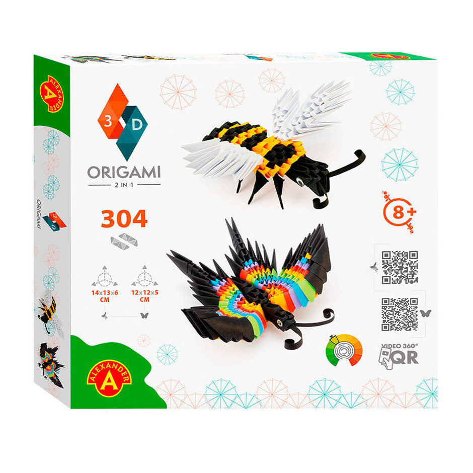 Origami 3D en Vlinder, 304dlg