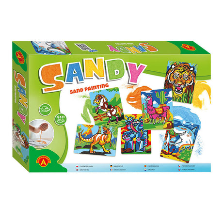 Alexander Toys grande boîte de peinture sur sable sablonneux - peinture sur sable pour enfants