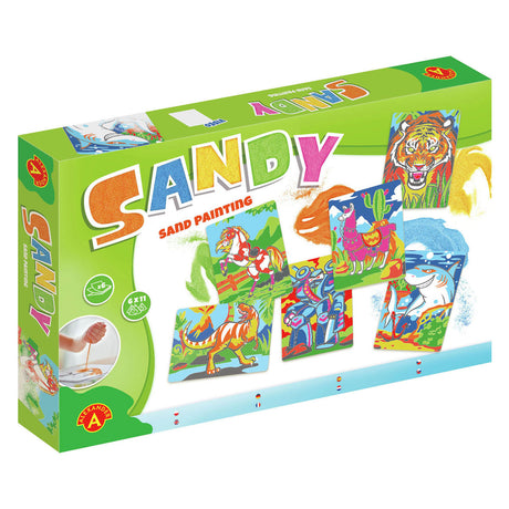 Alexander Toys grande boîte de peinture sur sable sablonneux - peinture sur sable pour enfants