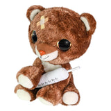Lumo stars peluche guérissez-vous - ours brun avec seringue, 15cm