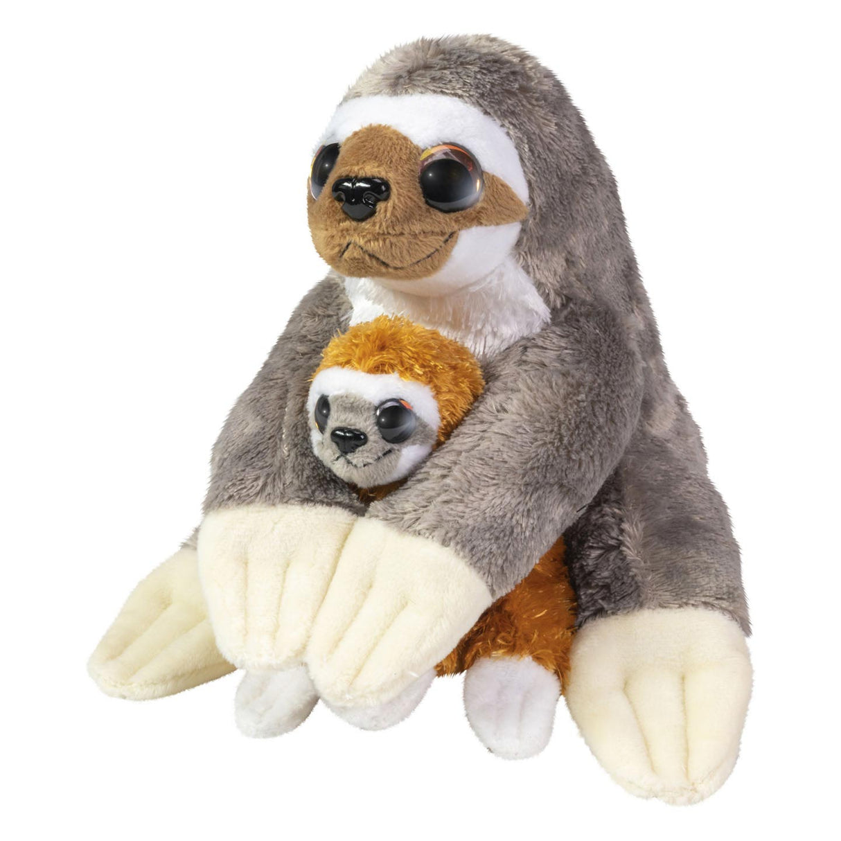 Peluche Lumo stars - paresseux caramel et café, 24cm