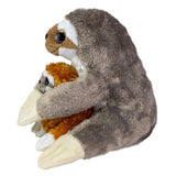Peluche Lumo stars - paresseux caramel et café, 24cm