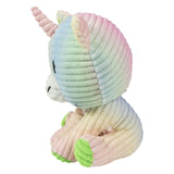 Lumo étoiles peluche velours - licorne arc-en-ciel, 15cm