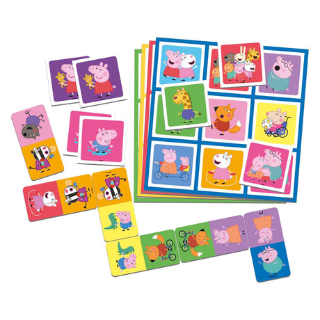 Selecta peppa pig 3n1 mémo loto domino