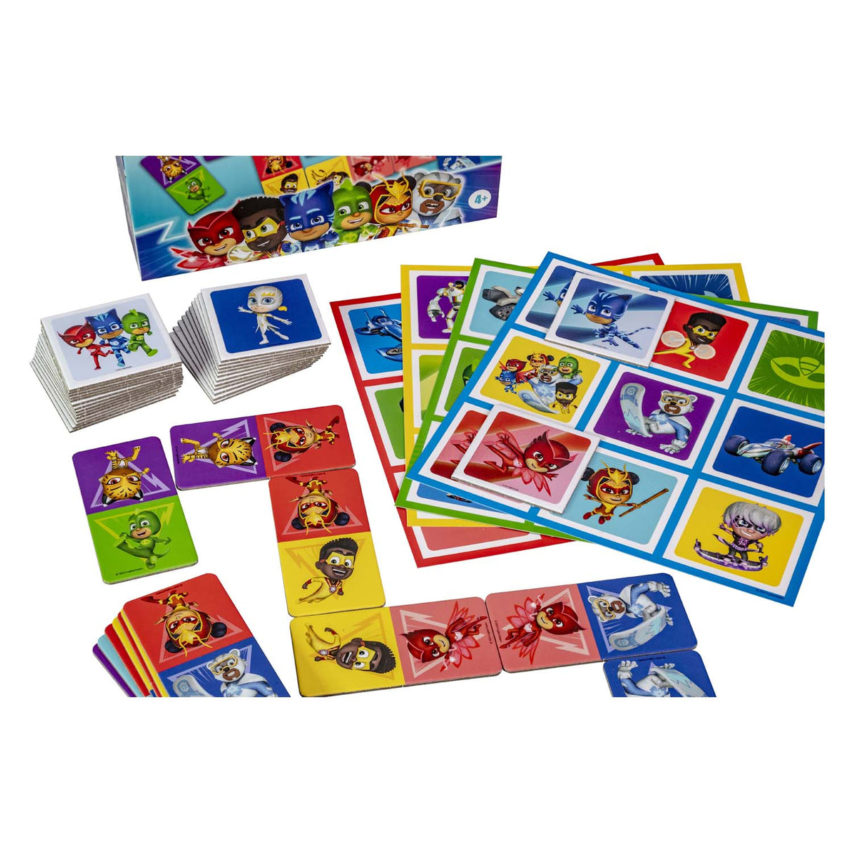 Selecta pyjama masques 3in1 mémo loto domino