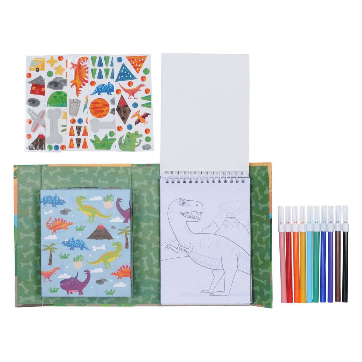 Set de couleurs Selecta - dinosaure