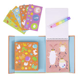 Tigre tribu cire crayon couleur ensemble crayon aventures jardin -