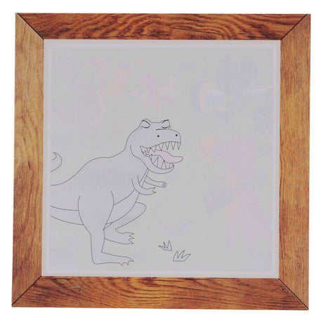 Tableau magique du barrage - dinosaure