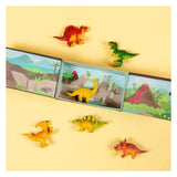 Ensemble de jeu de figurines Selecta, tribu de dinosaures