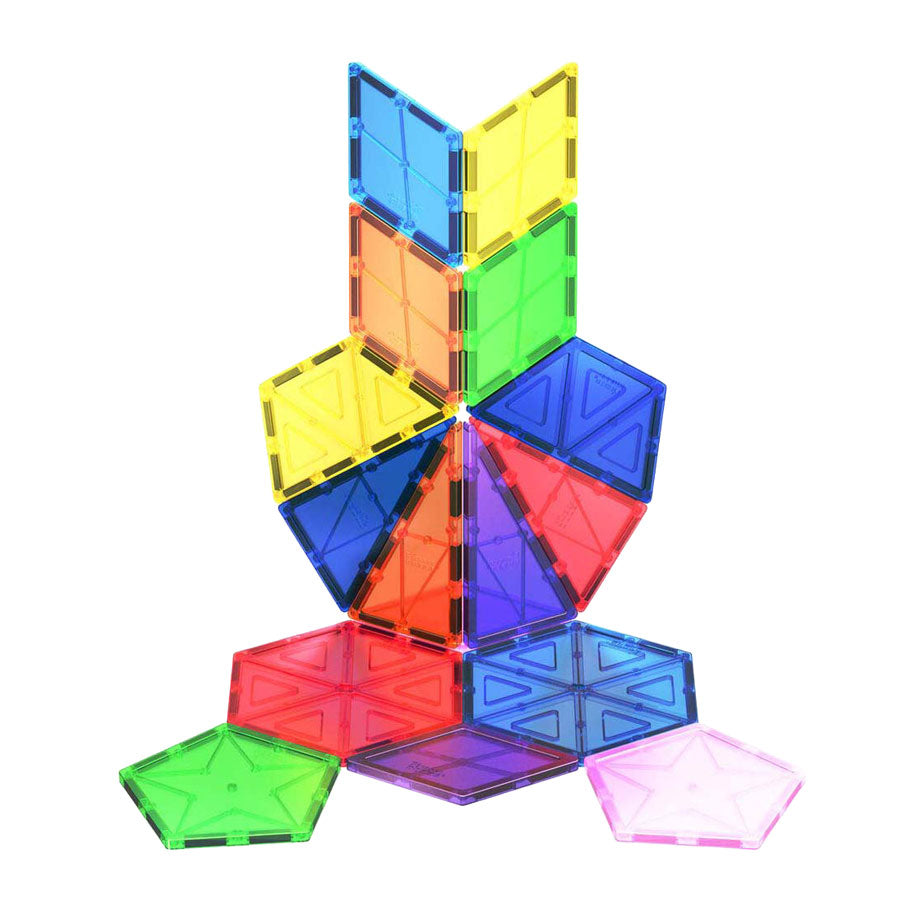 Géométrie Selecta picassotiles - tuiles de construction magnétiques, 16 pcs.