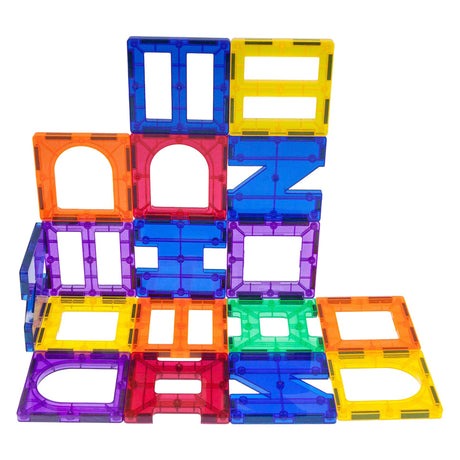 Tactique de tuiles Picasso - jouets de construction - tuiles magnétiques - tuiles magnétiques - ensemble artistique - jouets à tige - jouets de construction créatifs - 42 pièces - à partir de 3 ans