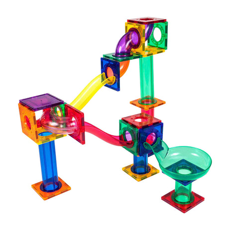 Circuit à billes Selecta picassotiles - tuiles de construction magnétiques - 50 pcs.