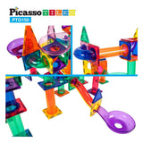 Circuit à billes Selecta picassotiles - carreaux de construction magnétiques, 150 pcs.