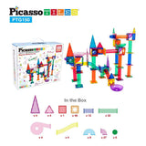 Circuit à billes Selecta picassotiles - carreaux de construction magnétiques, 150 pcs.