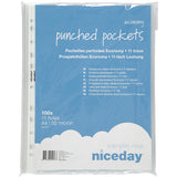 Pochettes en plastique, a4, feuille 210x297 mm, 100 pièces 1 boîte