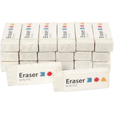 Gomme Creativ company, dimensions 62x22x10 mm, 20 pièces, 1 boîte