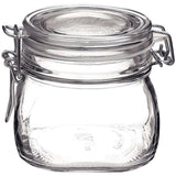 Rocco bormioli bormioli bocal de conservation carré 0,5 l fido paquet de 6