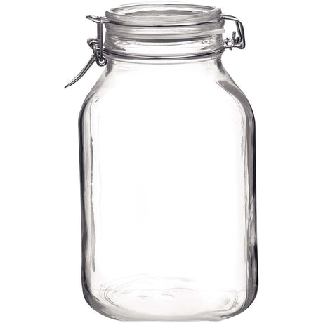 Pot à pince Rocco bormioli carré 1,5 l fido pack de 6 pcs.