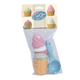 Moules à sable pour cupcakes Androni avec cuillère, 9 pcs.