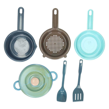Set de poêles Dantoy, 7 pièces.
