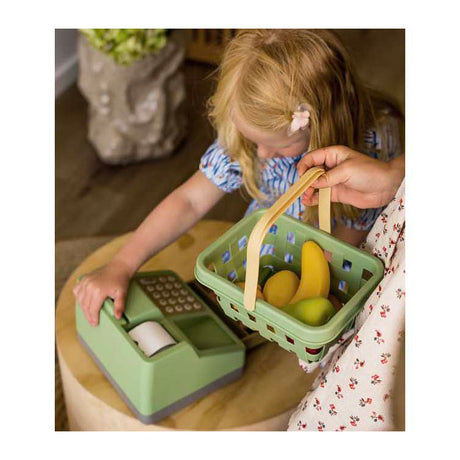 Caisse enregistreuse Dantoy avec panier et accessoires